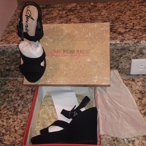 The brand of these heels are American Rag